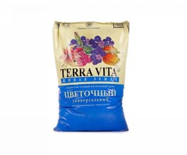 Грунт цветочный с биогумусом 10 л Терра Вита