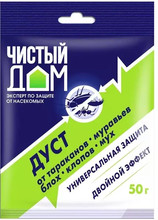 Чистый дом Дуст от тараканов 50 г