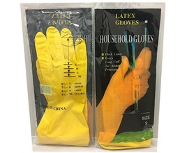 Перчатки хозяйственные LATEX GLOVES размер L