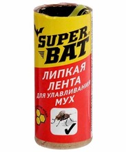 Липкая лента SUPER BAT от мух 100 г