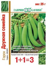 Горох Дружная семейка 1+1 25 г Гавриш